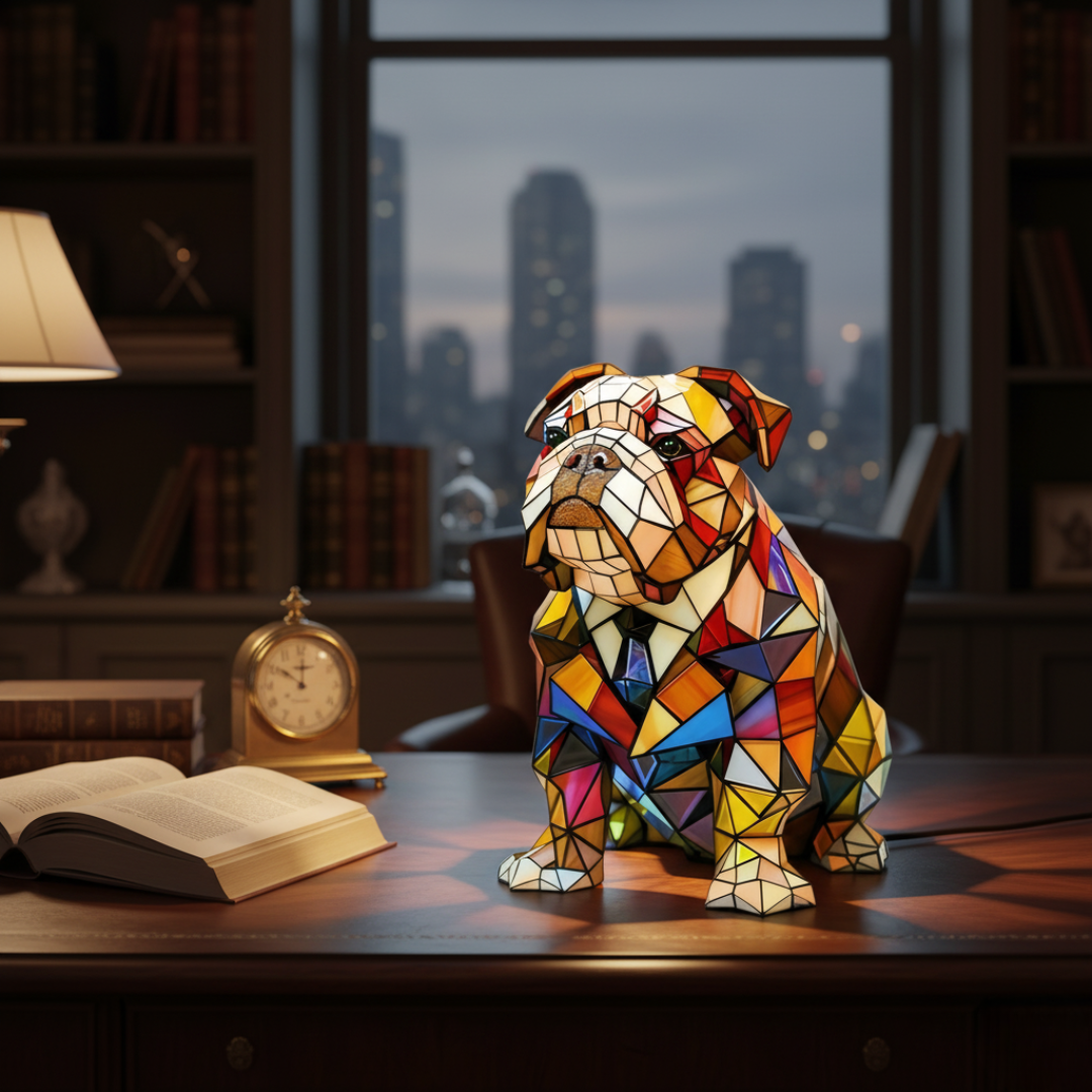 Elowen, the Gentle Bulldog of Eternal Light