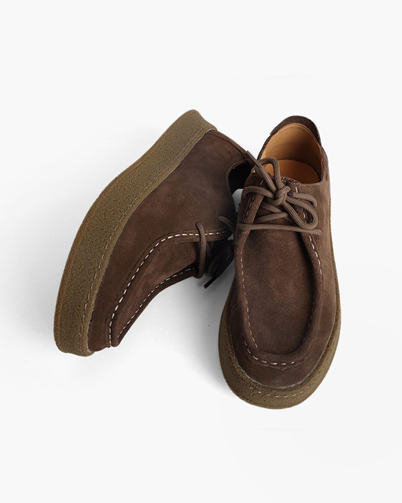 Scarpe da città in camoscio premium